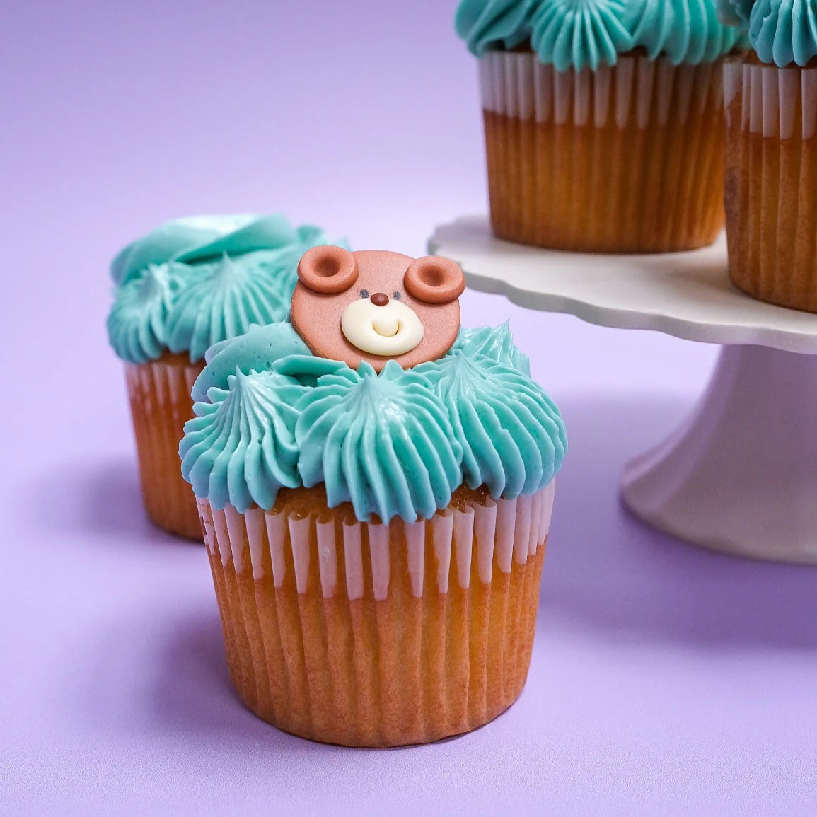 Baby Shower Bear Cupcakes - Image 3