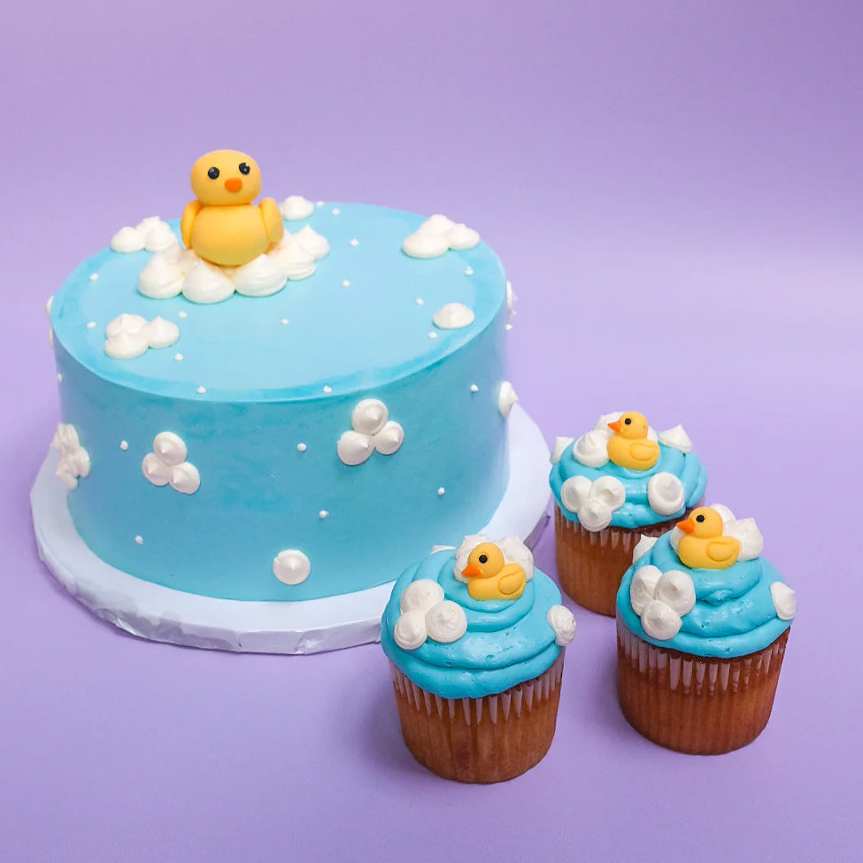 Baby Shower Rubber Ducky Cupcakes - Image 3