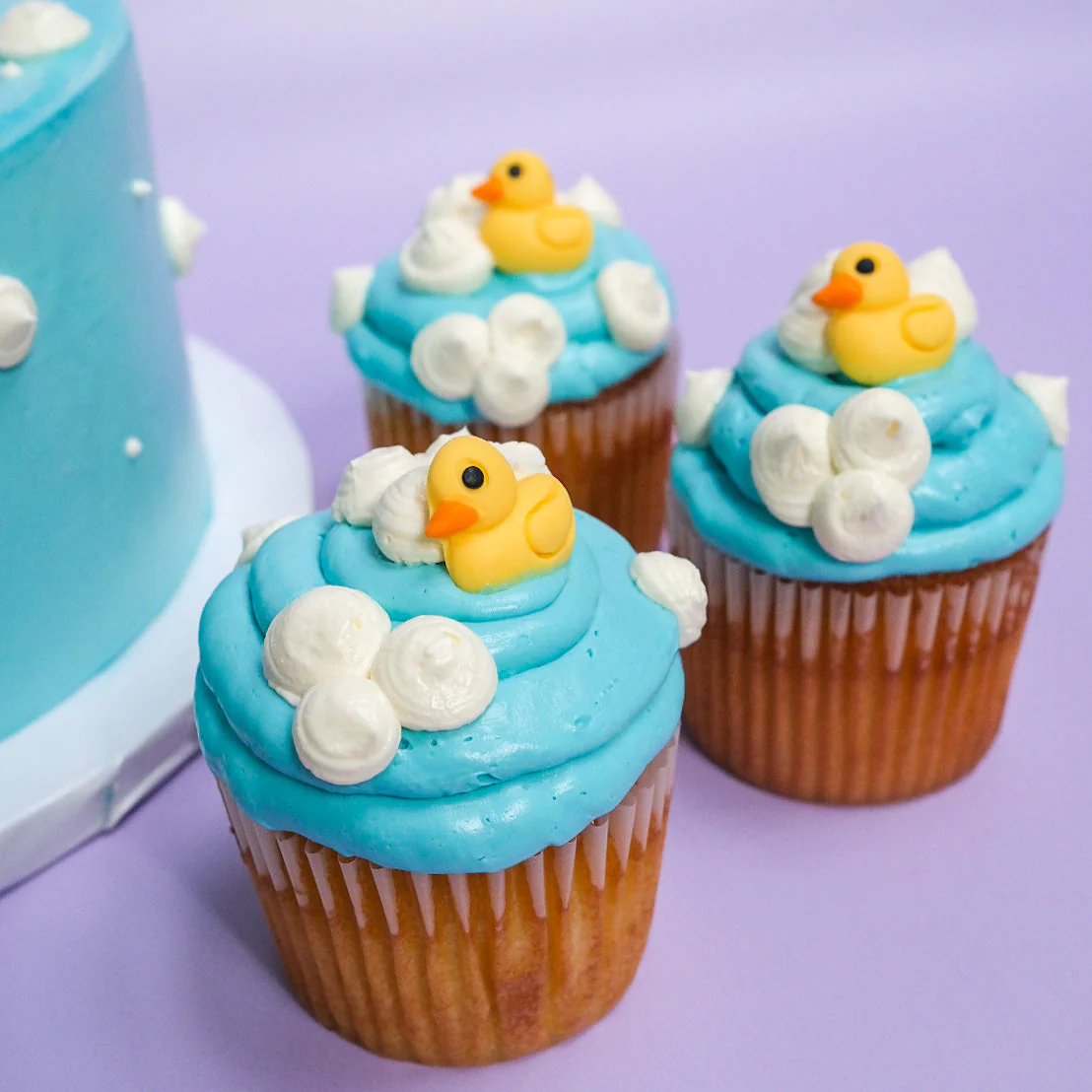 Baby Shower Rubber Ducky Cupcakes - Image 4