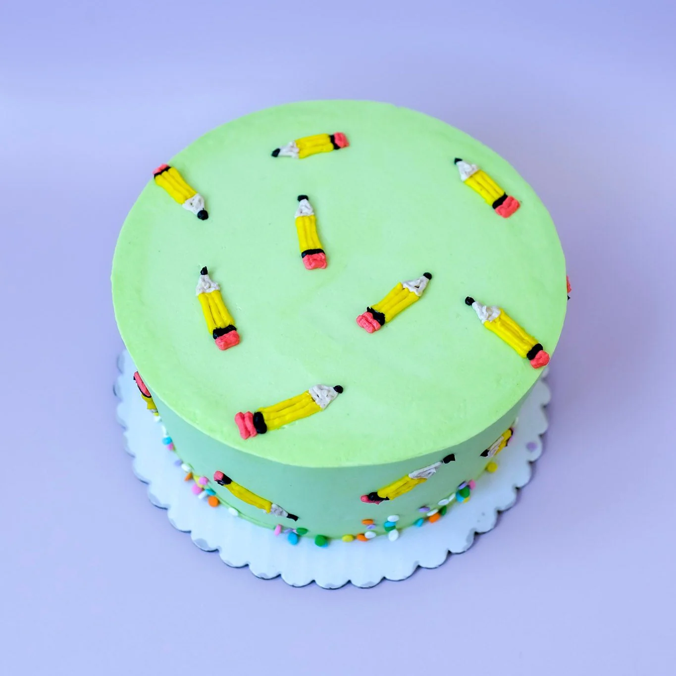 Back to School Pencil Cake - Image 3