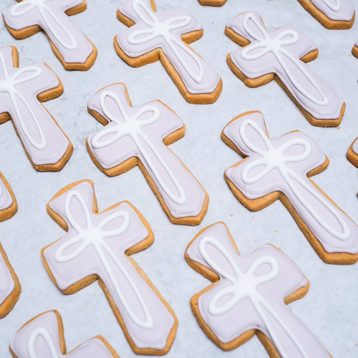 Baptism/Communion Cross Sugar Cookies - Image 4