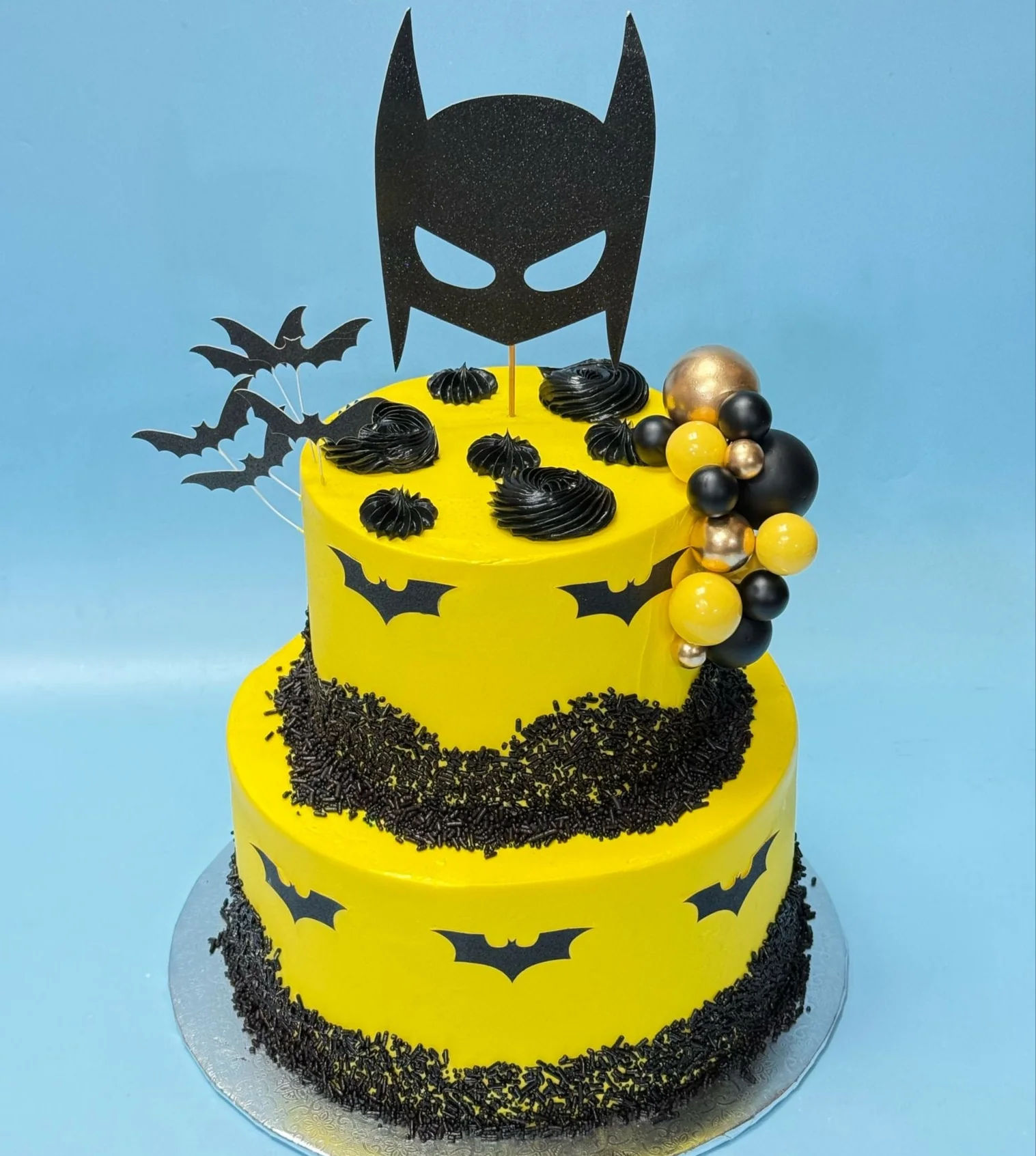 Batman Cake - Two Tiered