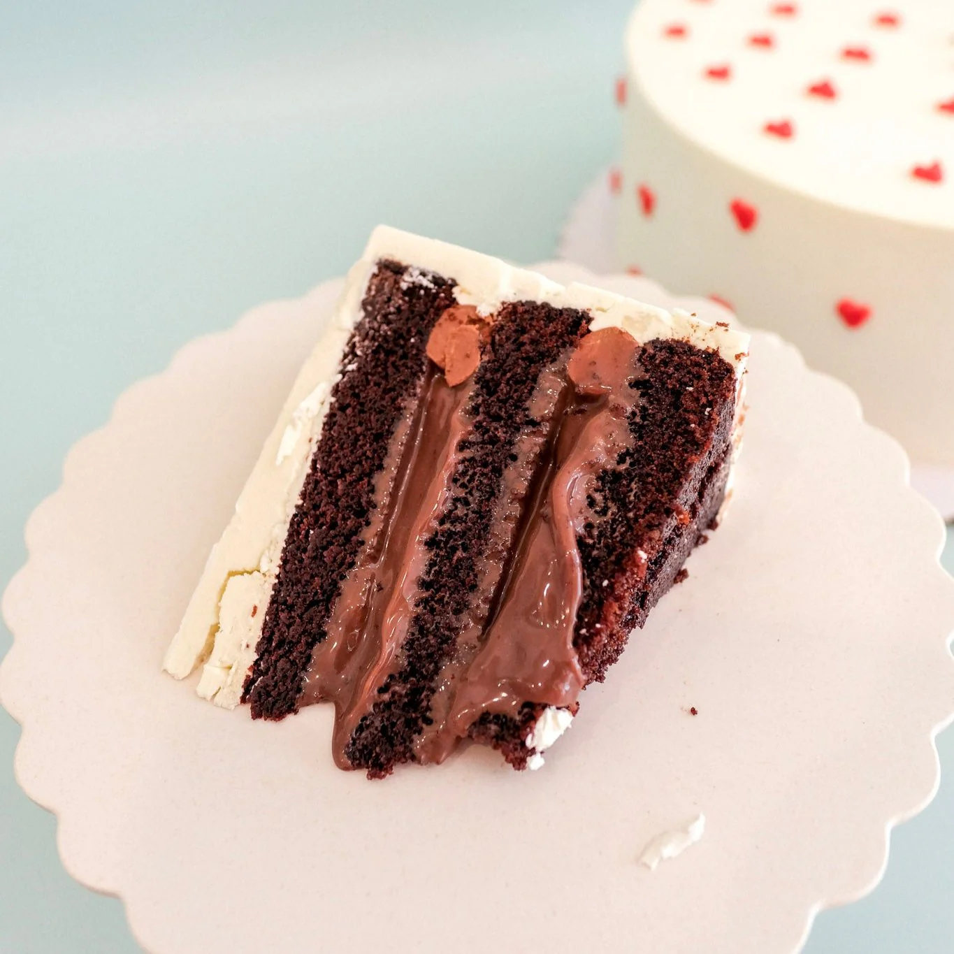 Colorful Hearts Cake - Image 2