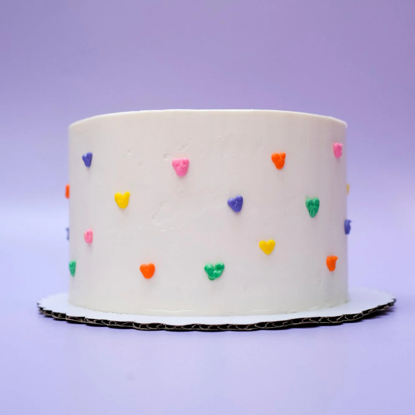 Colorful Hearts Cake - Image 3