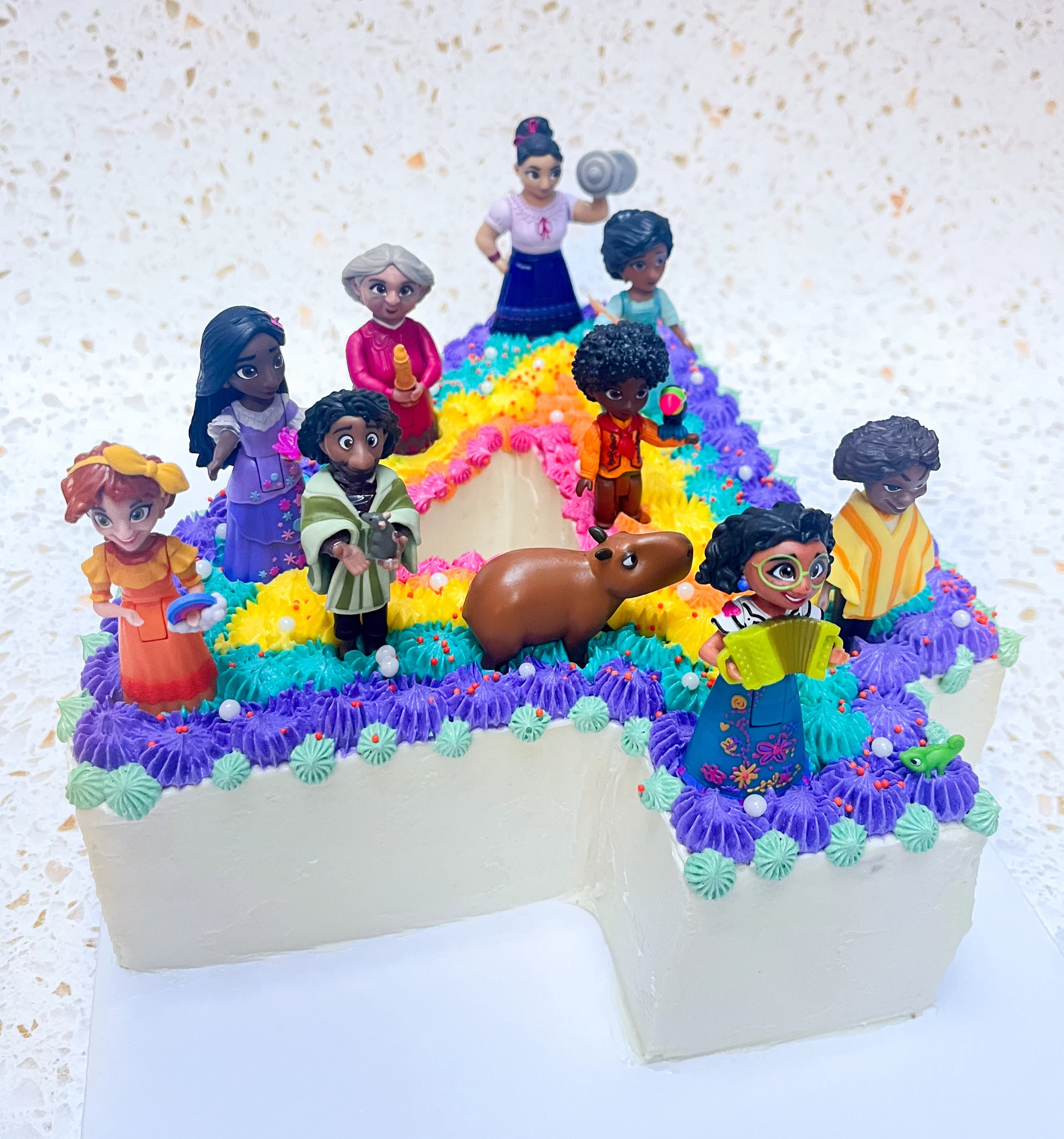 Encanto Number Cake