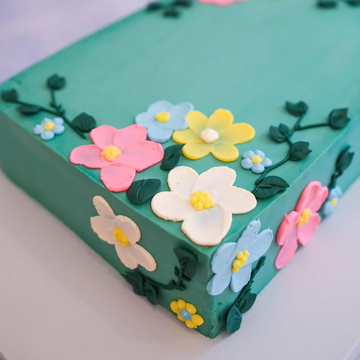 Flower Sheet Cake - Image 3