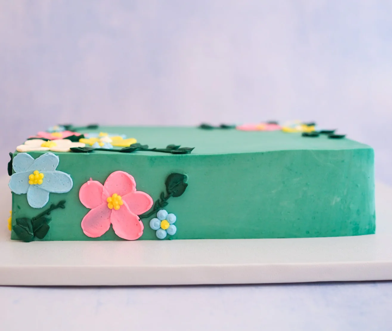 Flower Sheet Cake - Image 4