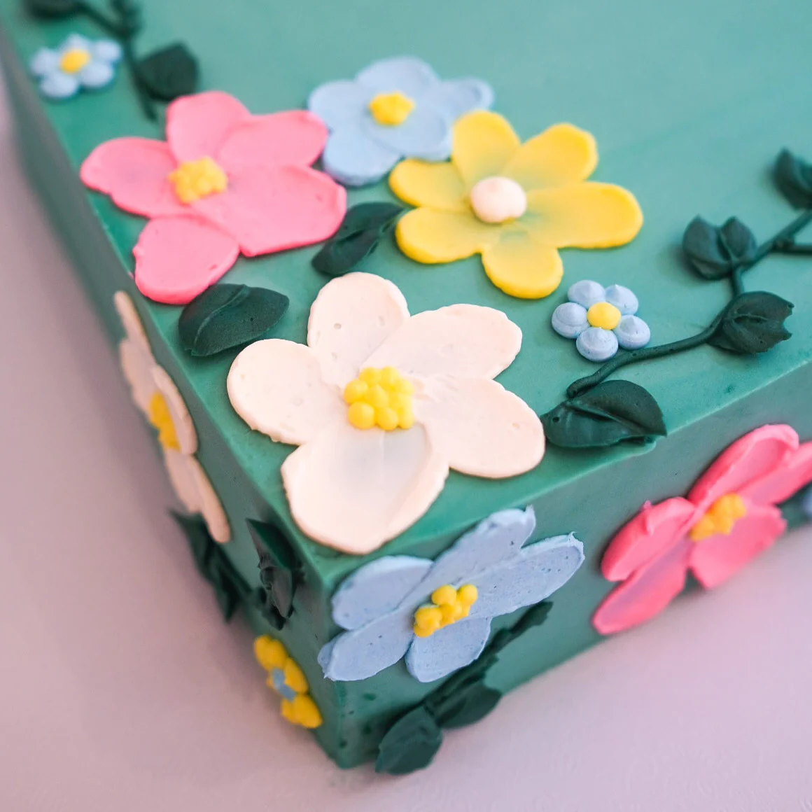 Flower Sheet Cake - Image 6