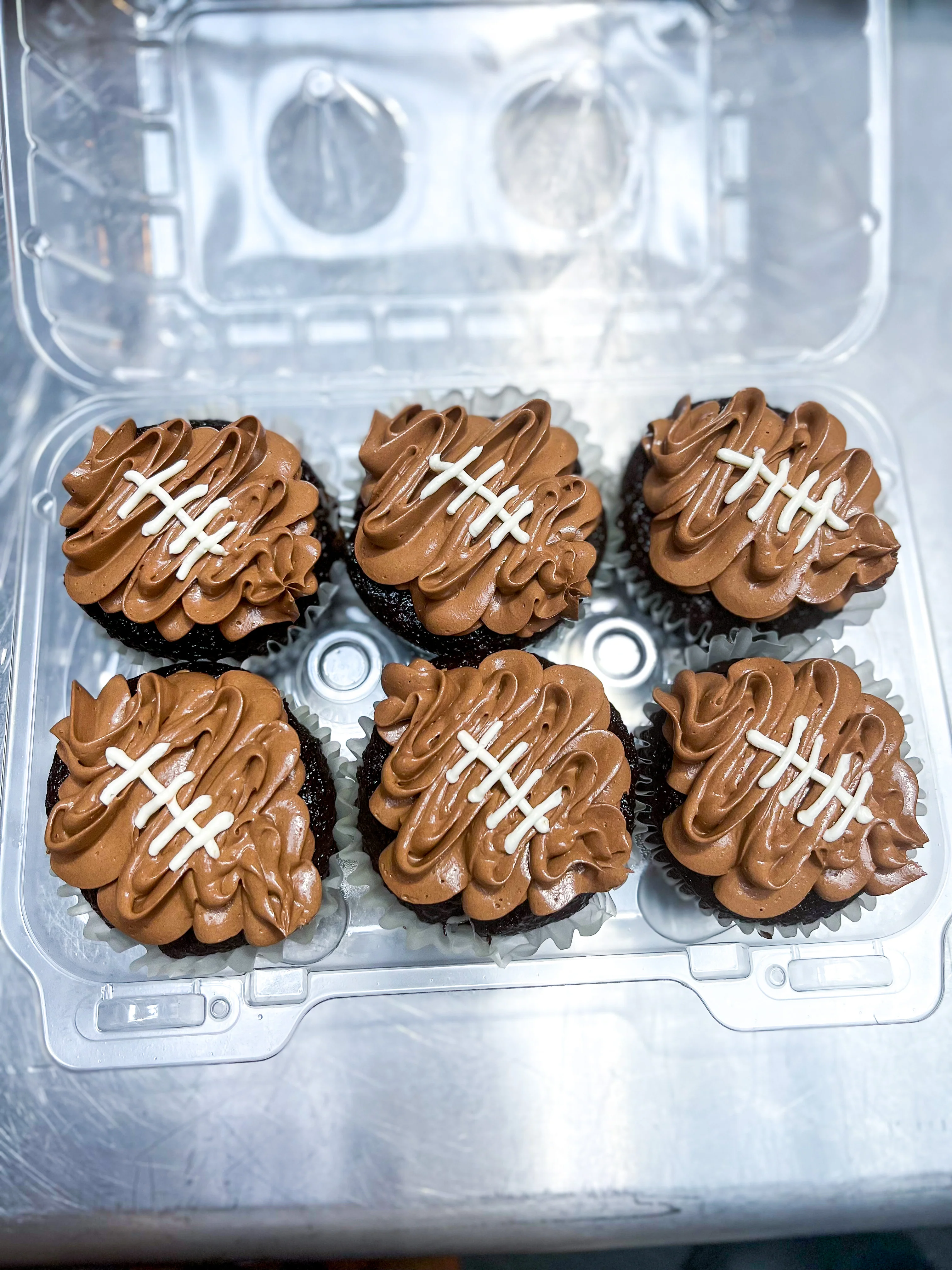 Football Cupcakes