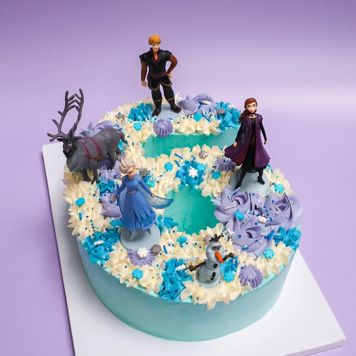 Frozen Number Cake