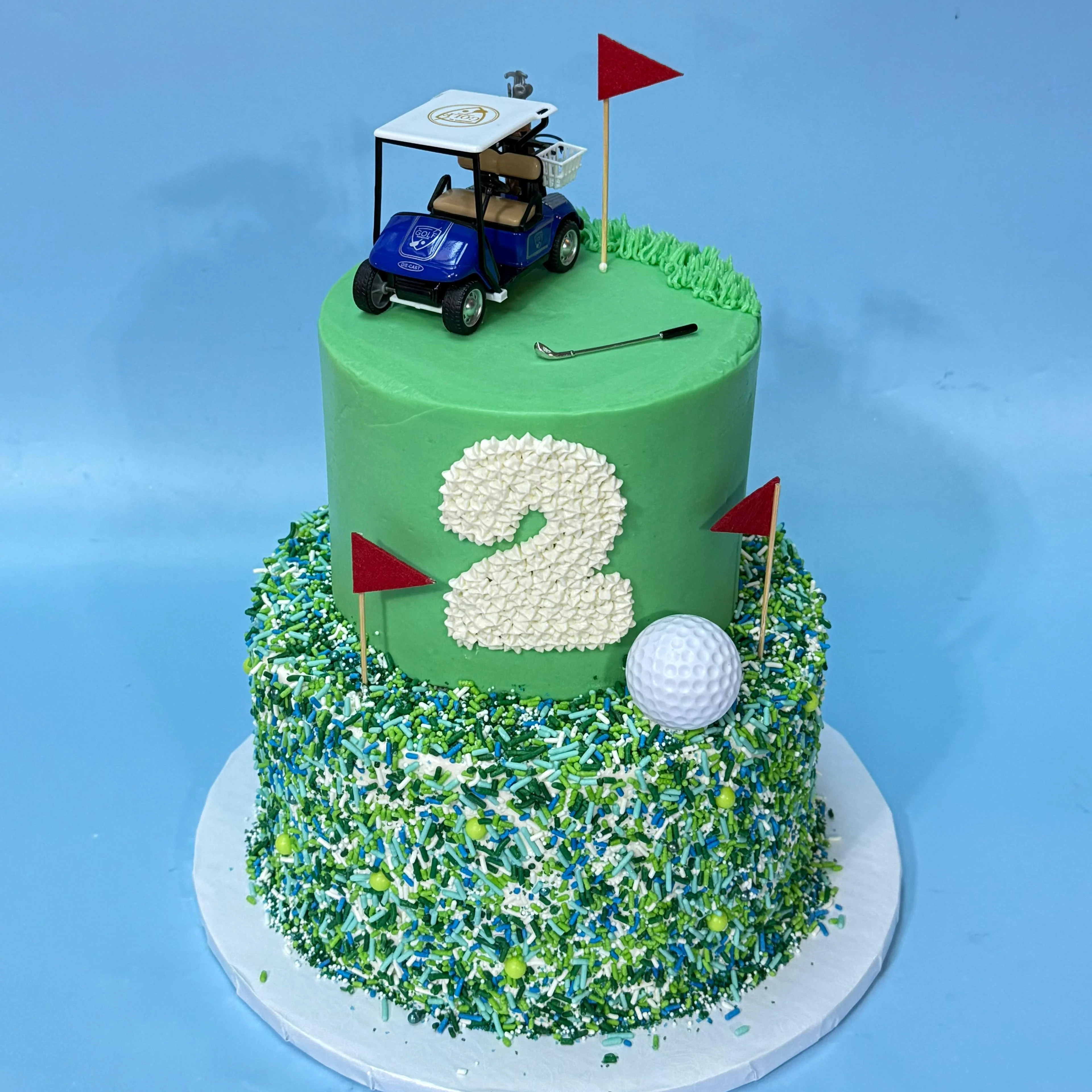 Golf Tiered Sports Cake