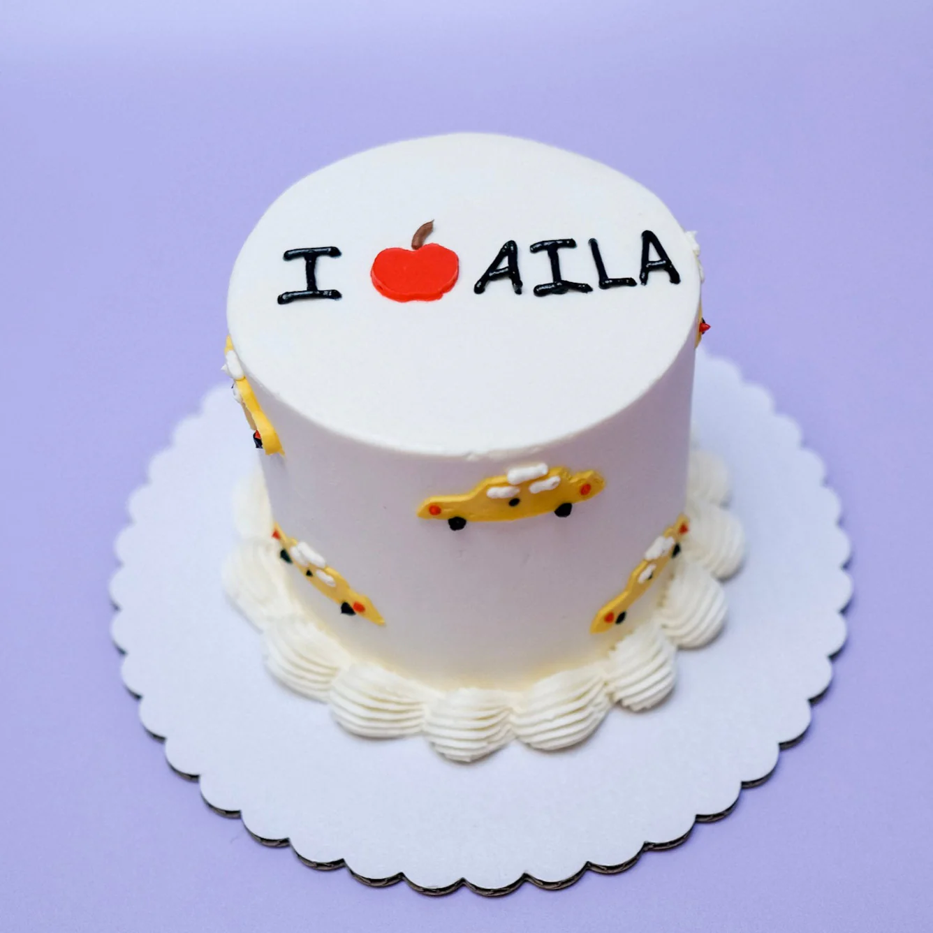 I Love NYC Taxi Cake - Image 4