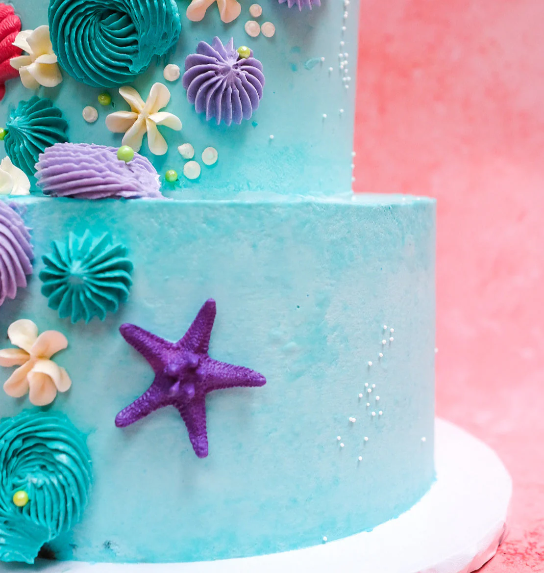 Mermaid Tiered Cake - Image 4