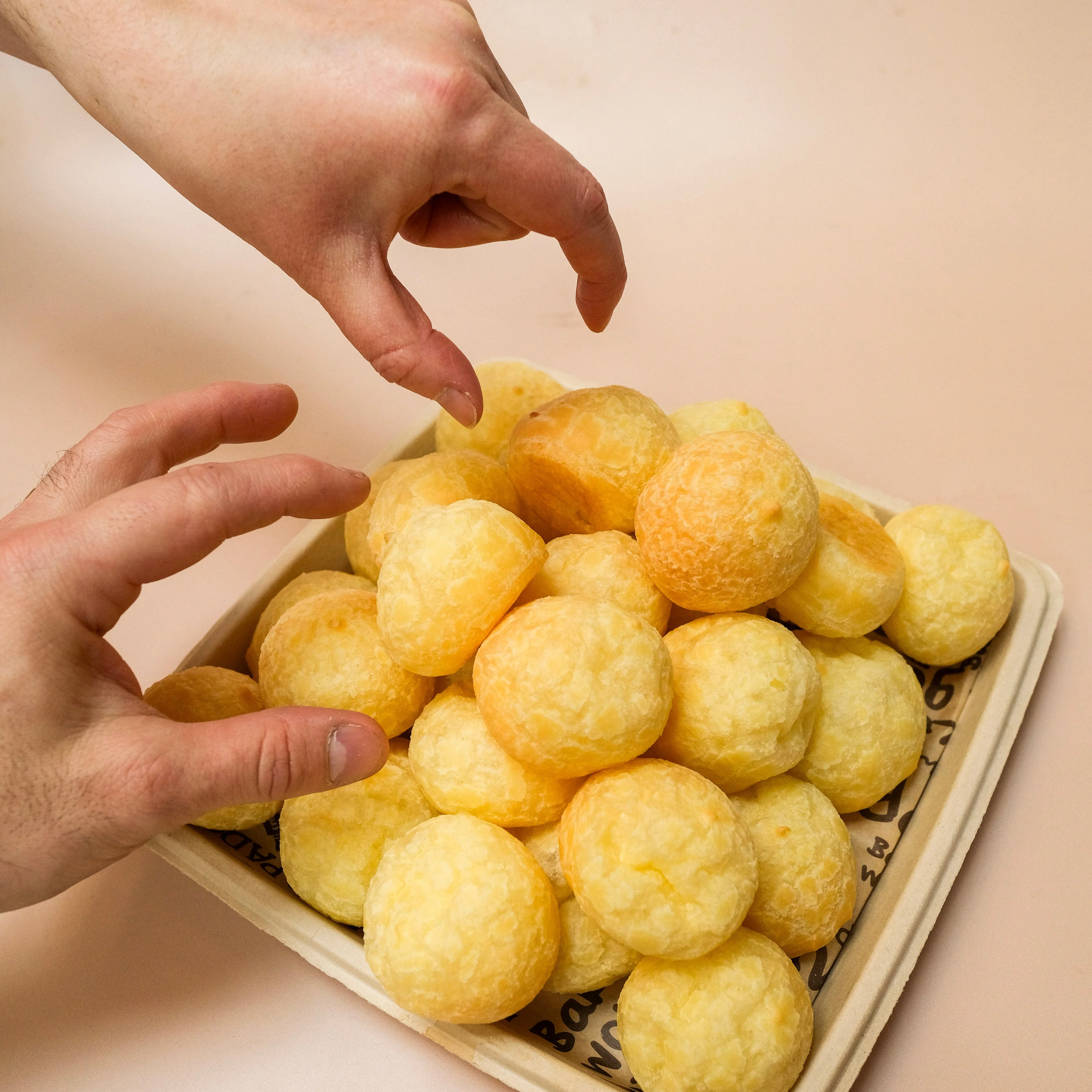 *BAKED* Mini PDQs (Brazilian Cheese Bread) Box of 36 - Image 2