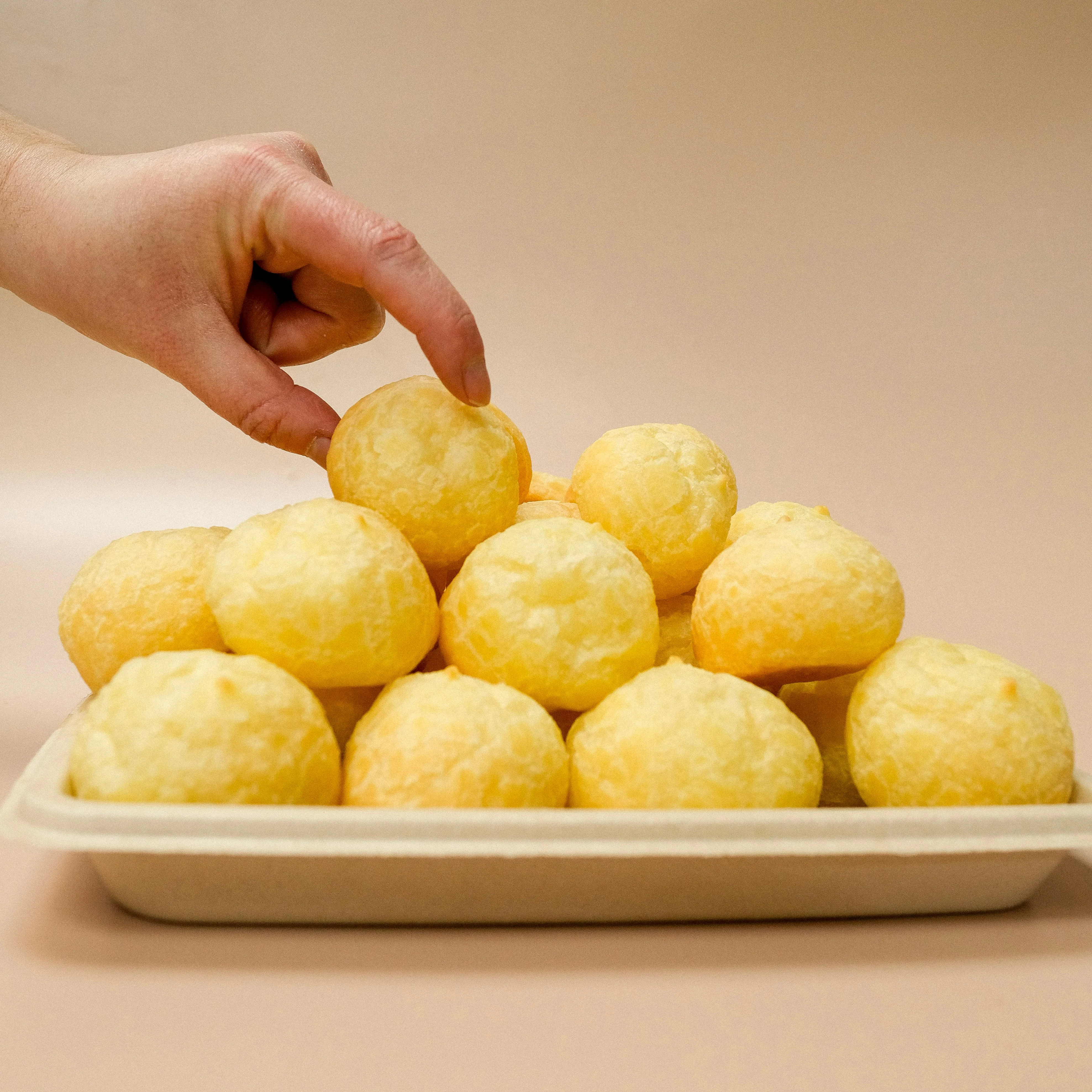 *BAKED* Mini PDQs (Brazilian Cheese Bread) Box of 36 - Image 3