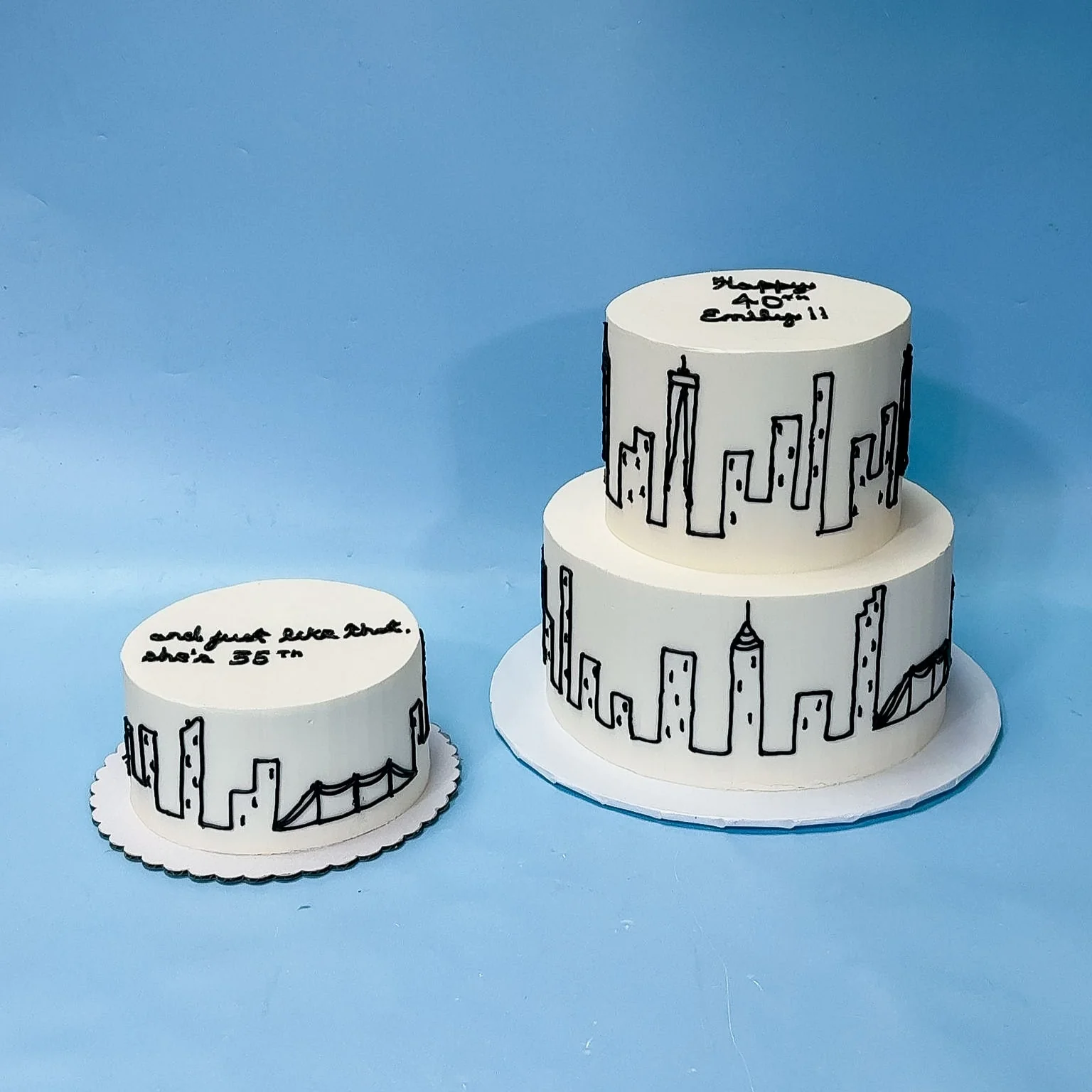 NYC City Skyline Cake