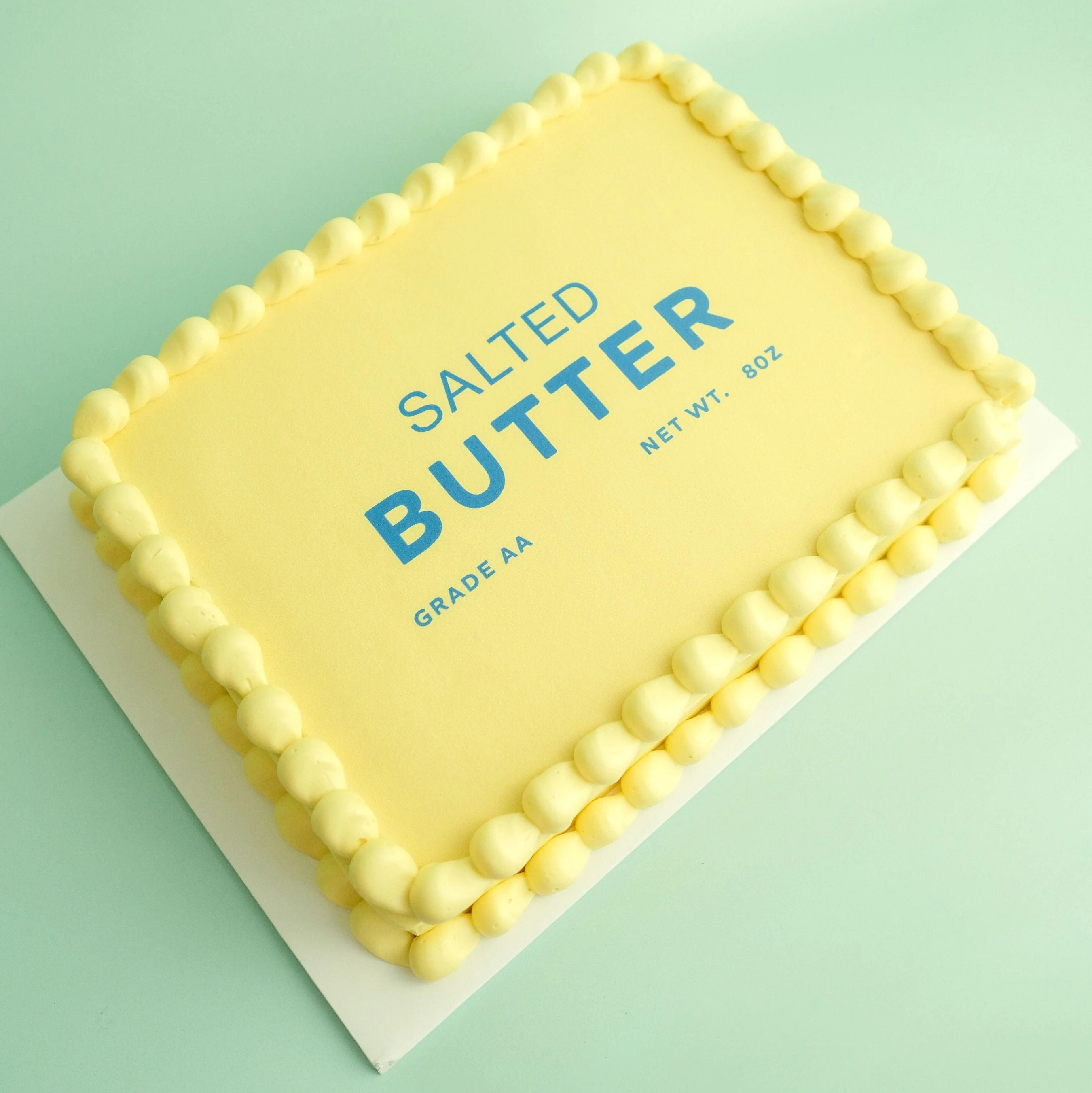 Butter Themed Sheet Cake - Image 5