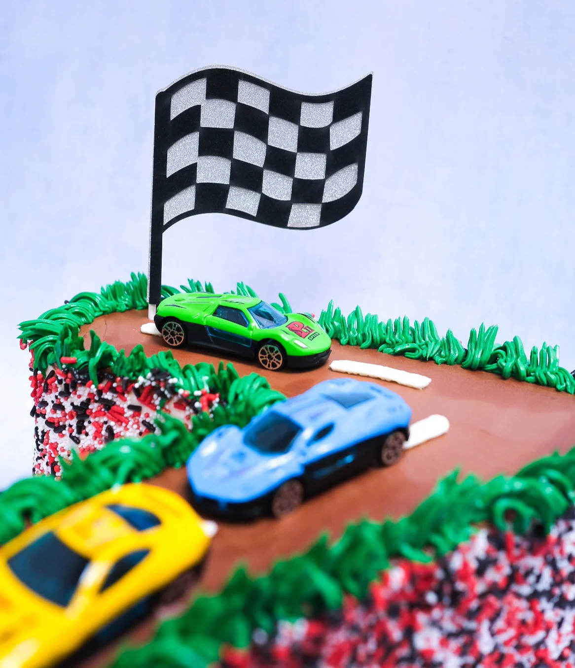 Race Car Number Cake - Image 3