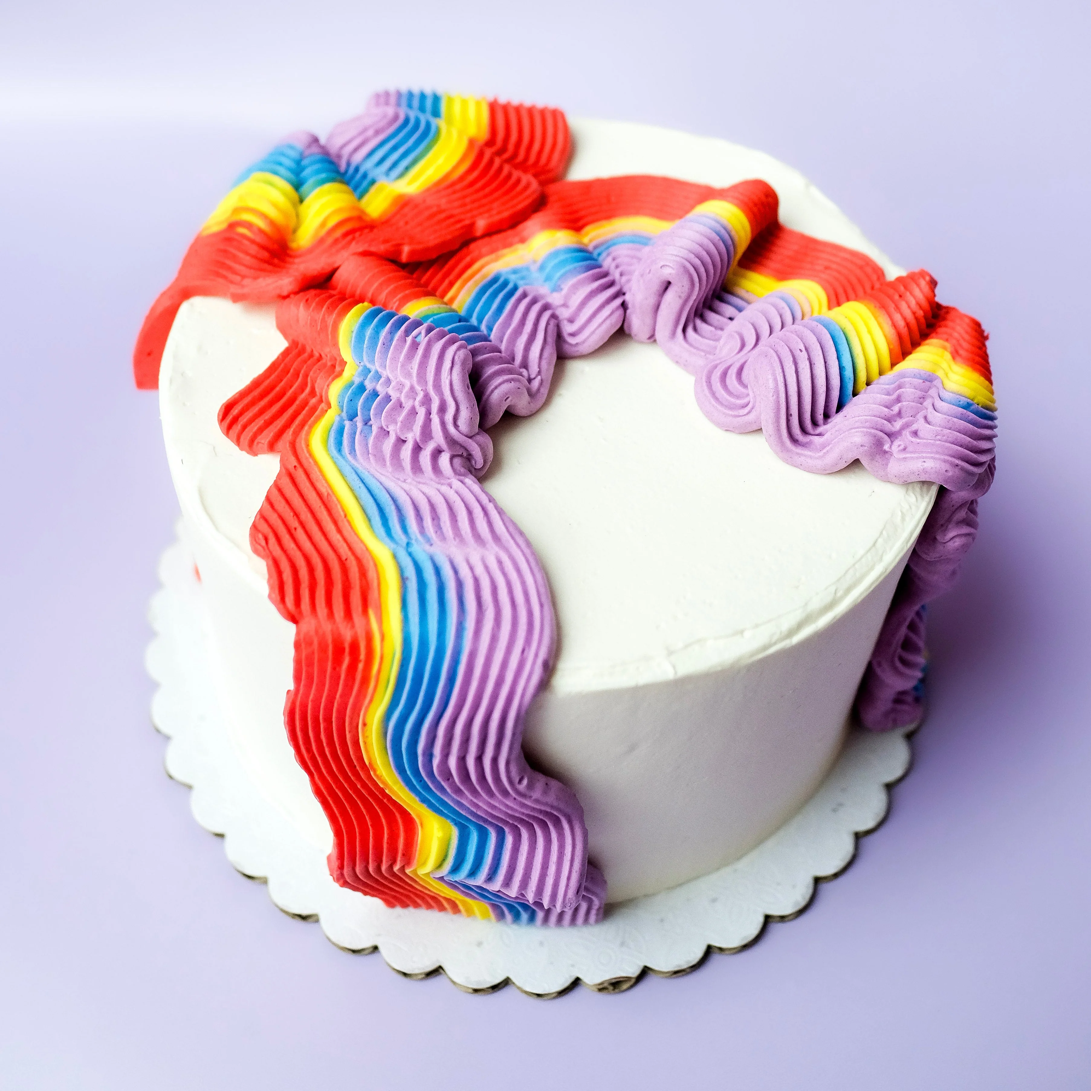 Rainbow Ribbon Cake
