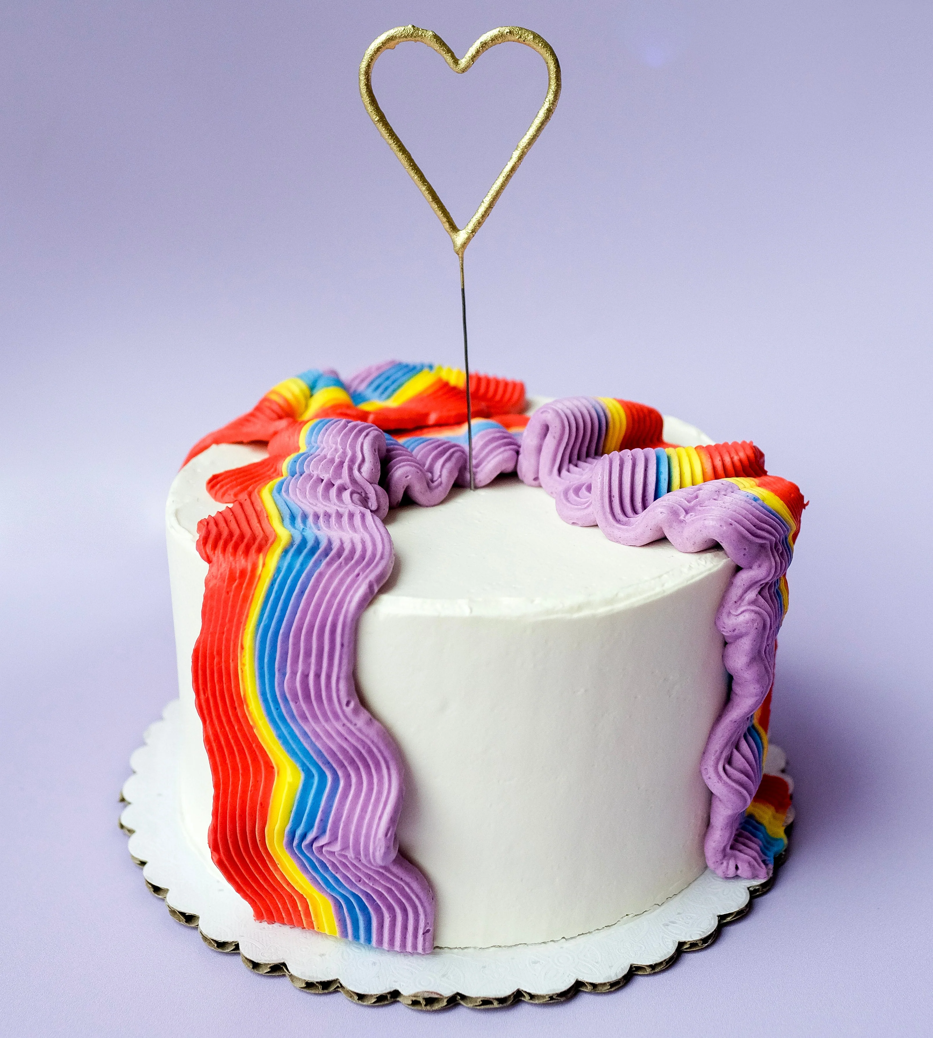 Rainbow Ribbon Cake - Image 3