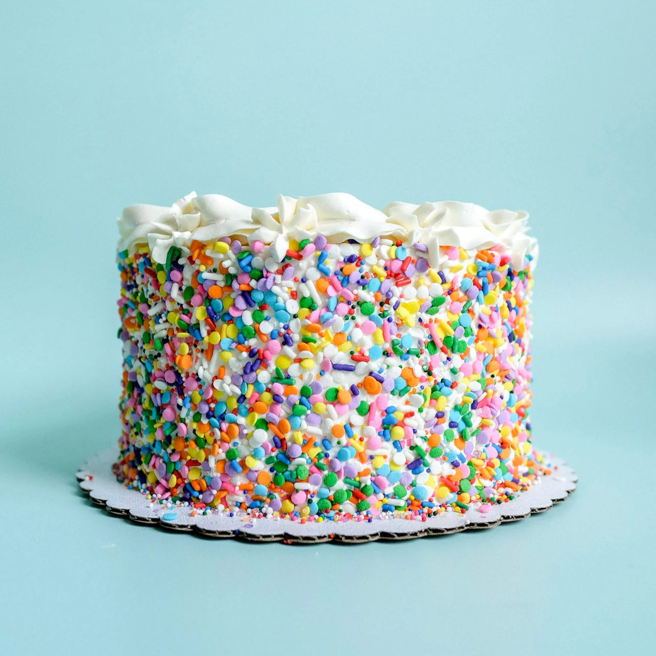 Rainbow Sprinkle Cake