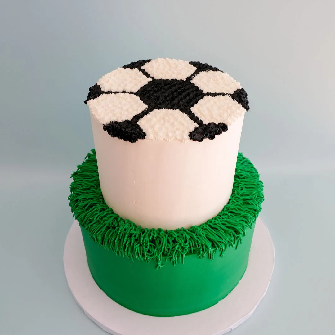 Soccer Tiered Sport Cake - Image 3