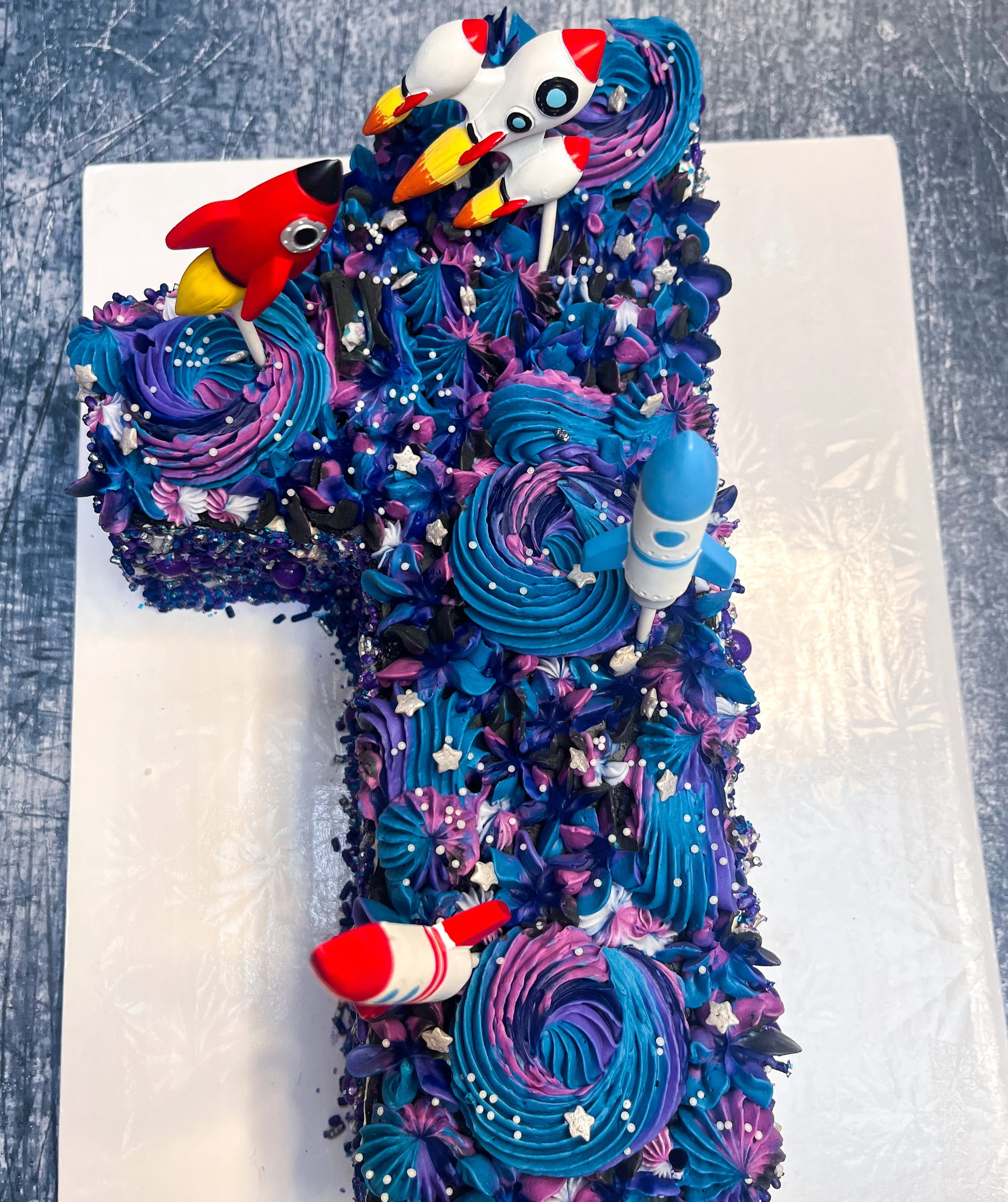 Space Number Cake - Image 2