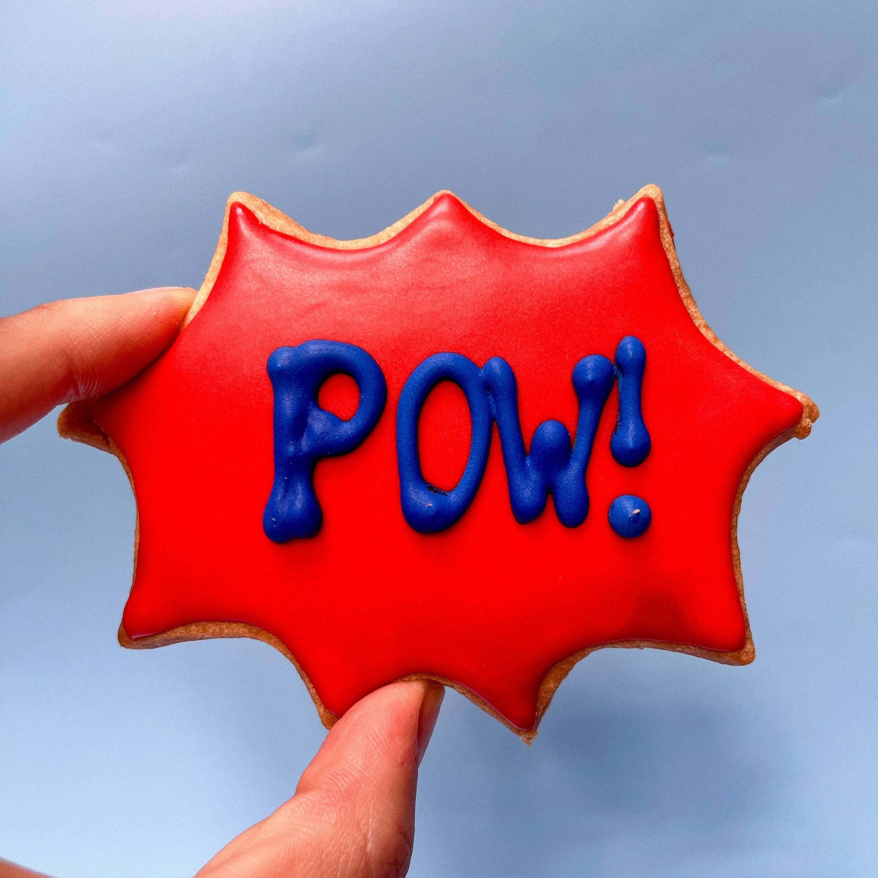 Superhero Pow Sugar Cookies