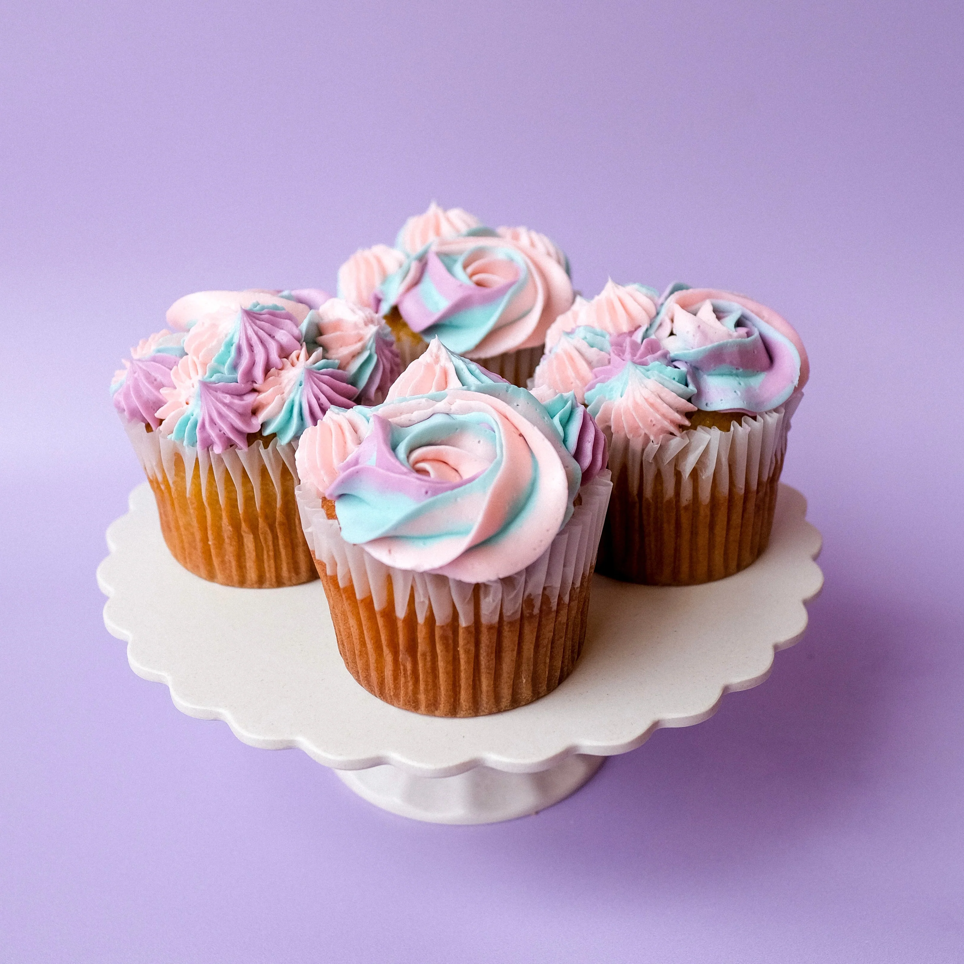 The Taylor Swift Tie Dye Cupcakes
