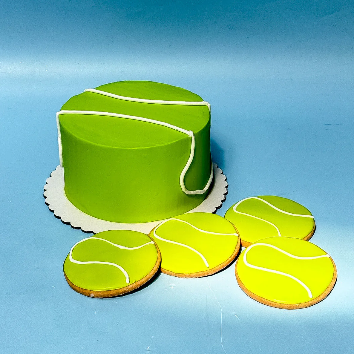 US Open Tennis Ball Sugar Cookies - Image 2