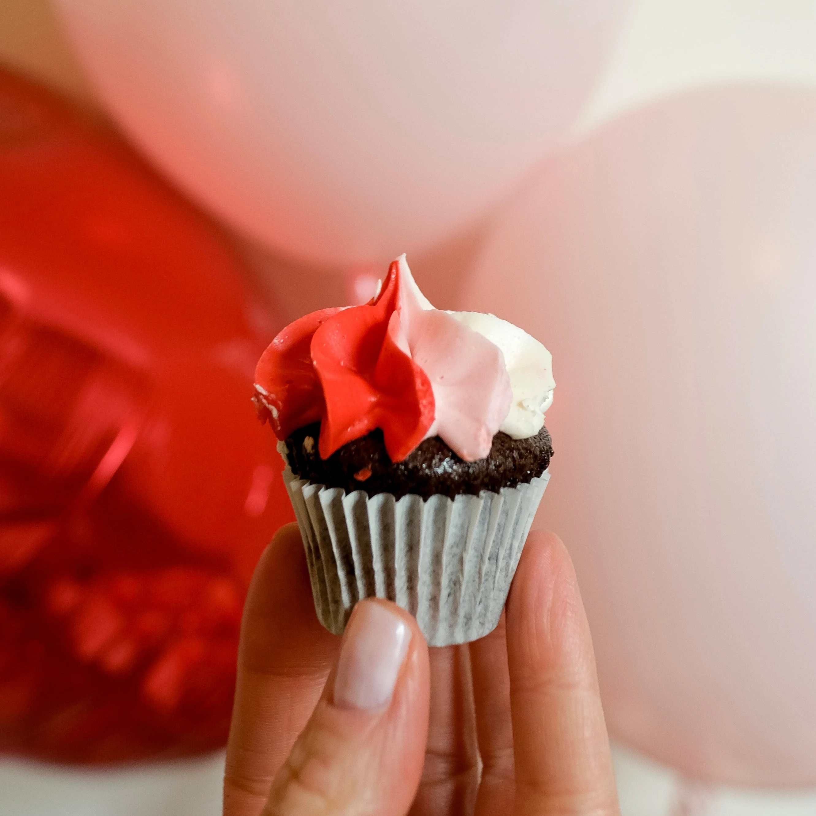 Valentine's Day Mini Cupcakes, Box, of 24 - Image 4