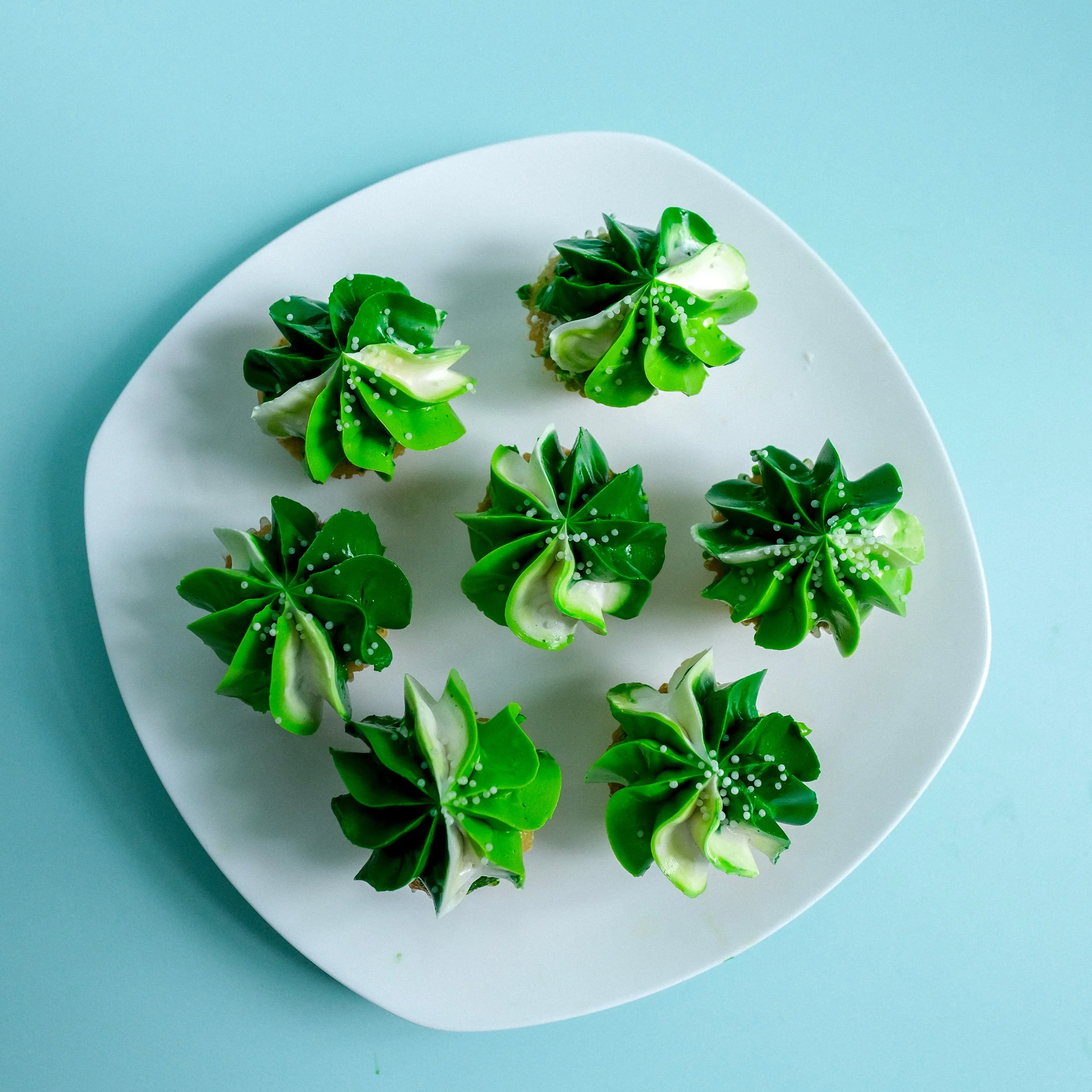 Safari Green Mini Cupcakes, box of 24 - Image 2