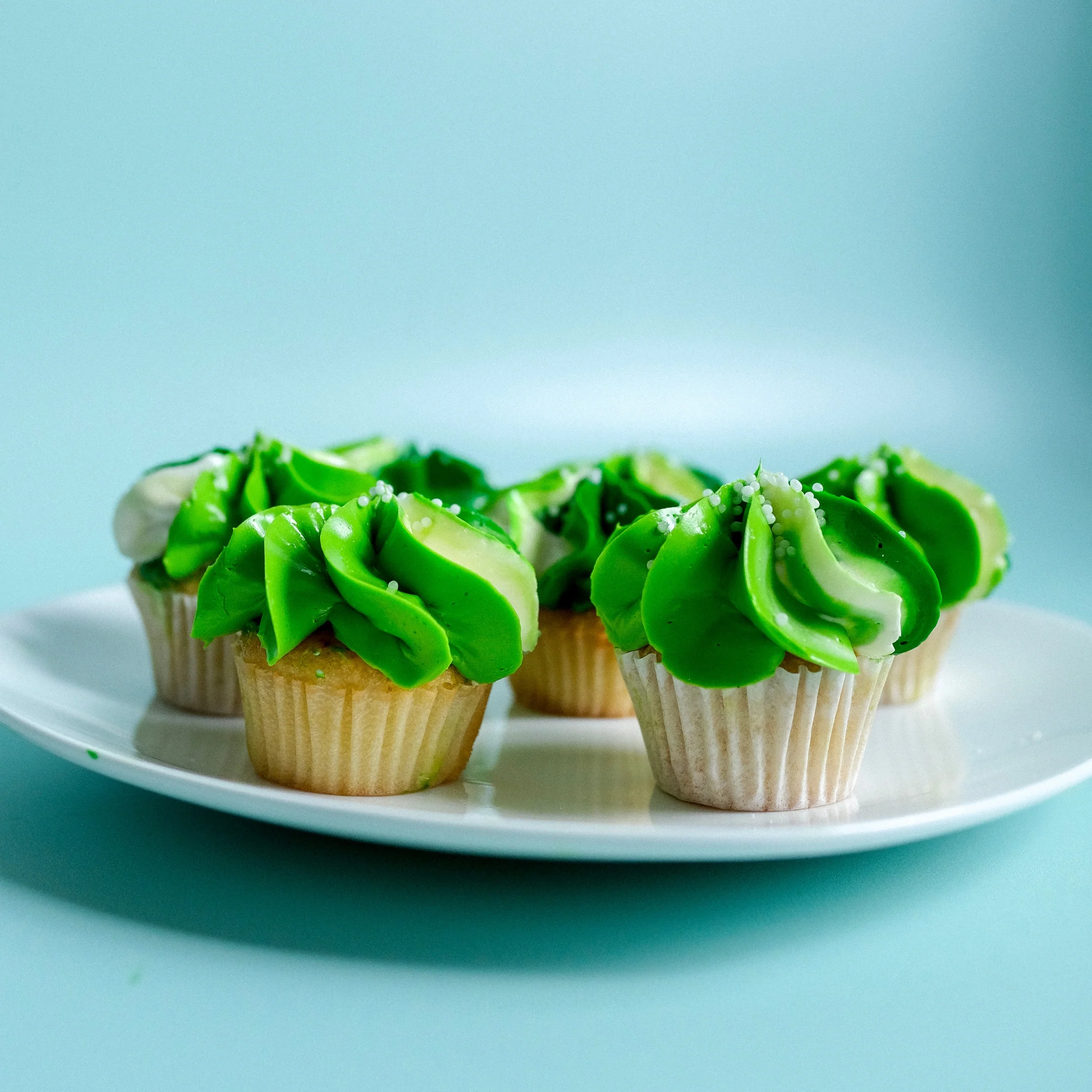 Safari Green Mini Cupcakes, box of 24 - Image 4