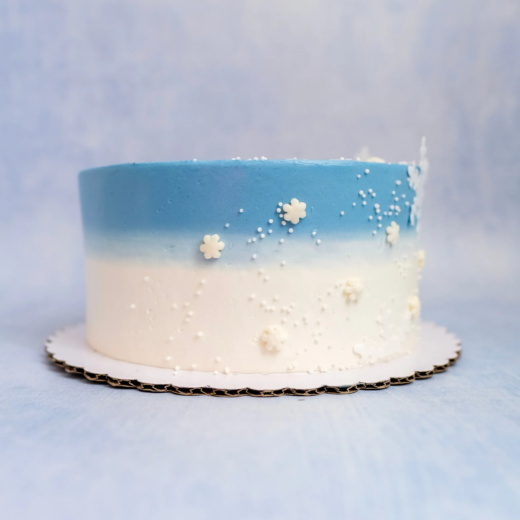 Winter Wonderland Cake - Blue - Image 3